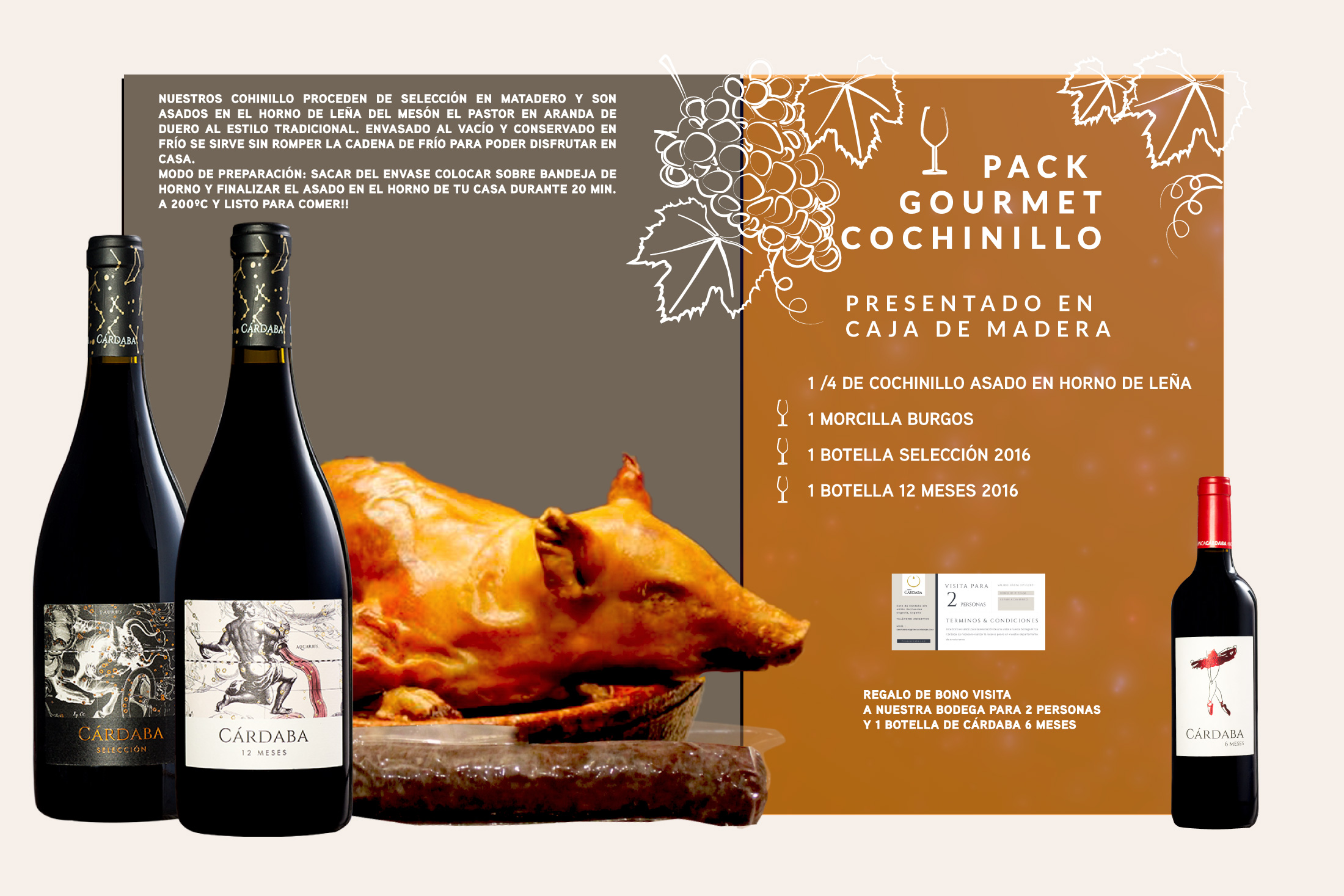 Pack GOURMET COCHINILLO